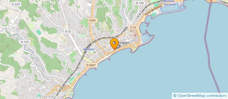 localisation de l'entreprise VICTORIA à MENTON