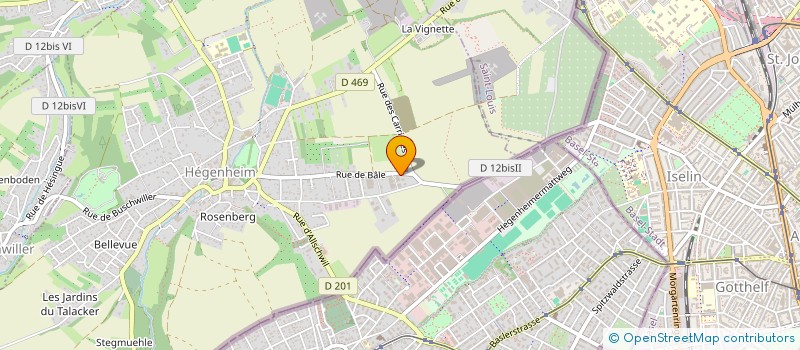localisation de l'entreprise VICTORIA à HEGENHEIM