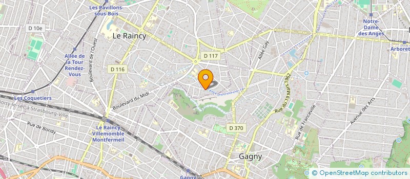 localisation de l'entreprise VICTORIA à LE RAINCY