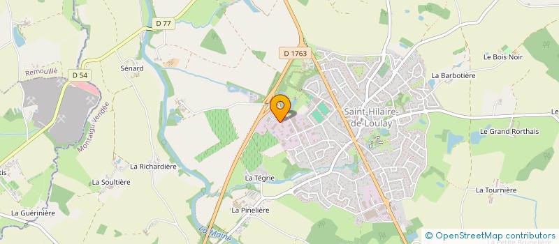 localisation de l'entreprise VICTORIA 85  LA BOISSIERE-DE-MONTAIGU