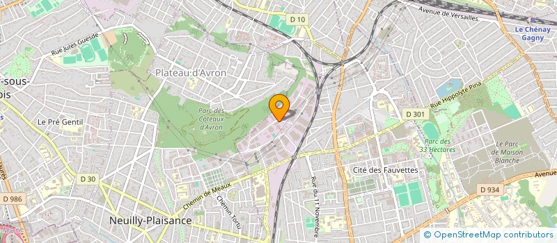 localisation de l'entreprise VICTORIA à NEUILLY-SUR-MARNE