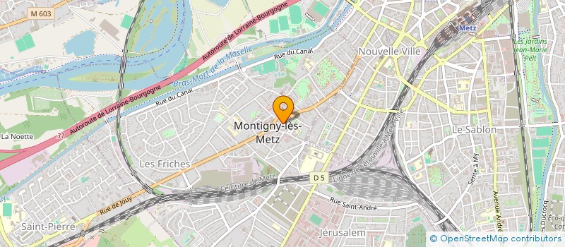 localisation de l'entreprise VICTORIA à MONTIGNY-LES-METZ