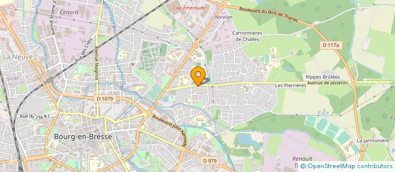 localisation de l'entreprise VICTORIA à BOURG-EN-BRESSE