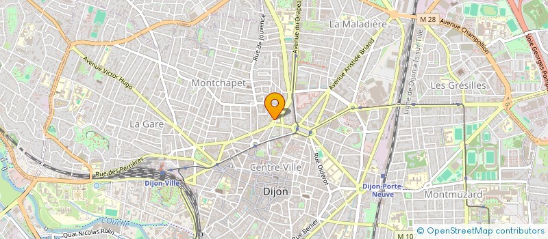 localisation de l'entreprise VICTORIA à DIJON
