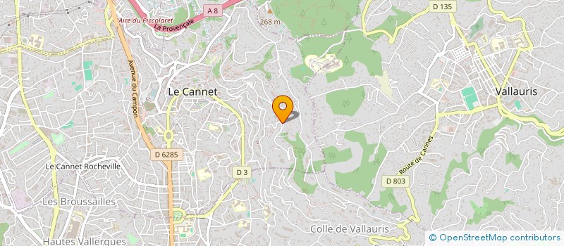 localisation de l'entreprise VICTORIA à LE CANNET