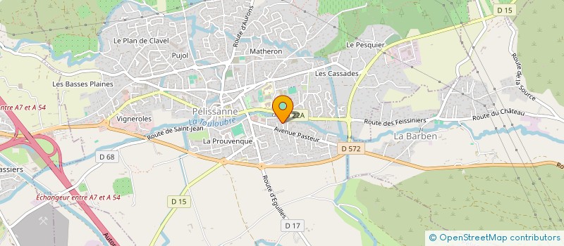 localisation de l'entreprise VICTORIA  PELISSANNE