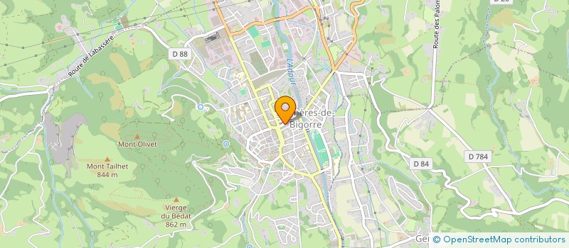 localisation de l'entreprise VICTORIA  BAGNERES-DE-BIGORRE