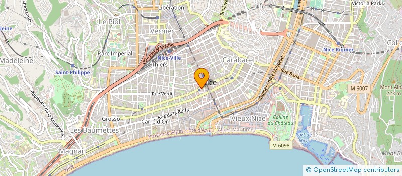 localisation de l'entreprise VICTORIA AGENCY à NICE