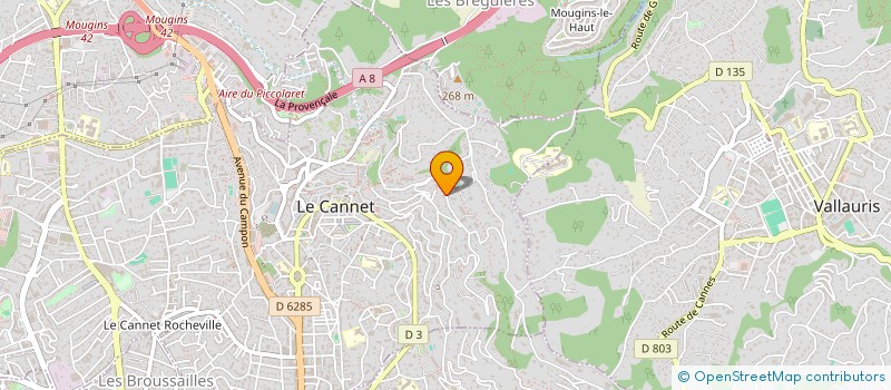 localisation de l'entreprise VICTORIA ALEDO à LE CANNET