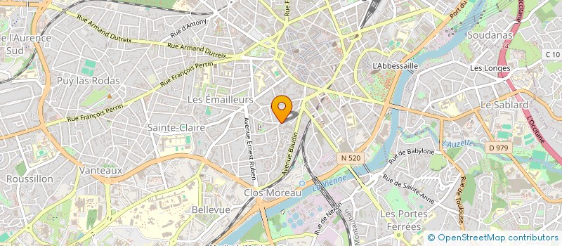 localisation de l'entreprise VICTORIA CINQ à LIMOGES