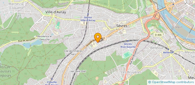 localisation de l'entreprise VICTORIA COACHING à SEVRES