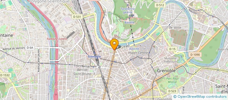 localisation de l'entreprise VICTORIA CONSULTING  GRENOBLE