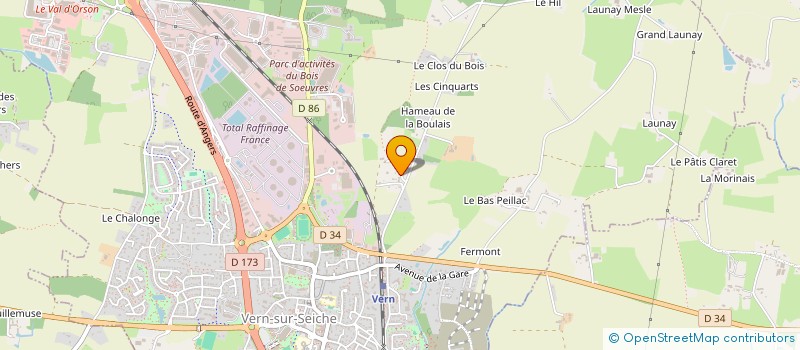 localisation de l'entreprise VICTORIA D  VERN-SUR-SEICHE