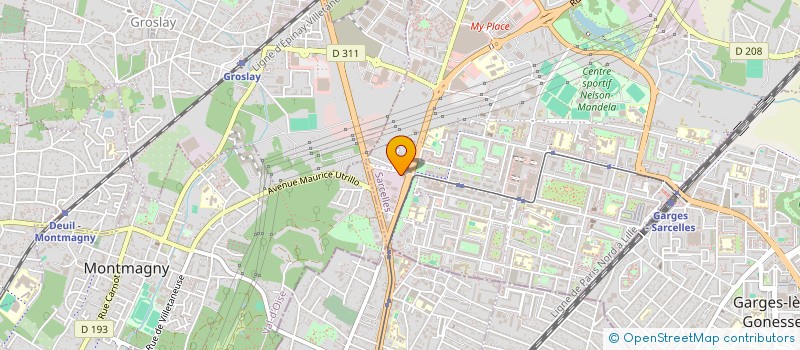 localisation de l'entreprise VICTORIA DENTAIRE à SARCELLES