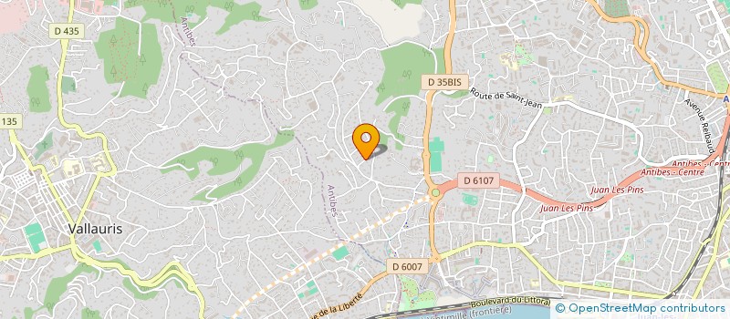 localisation de l'entreprise VICTORIA DEVELOPPEMENT INVESTISSEMENT à ANTIBES