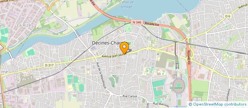 localisation de l'entreprise VICTORIA II  DECINES-CHARPIEU