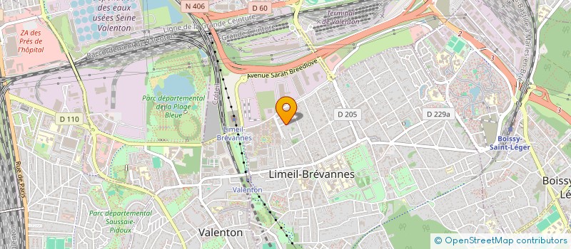 localisation de l'entreprise VICTORIA IMMO à LIMEIL-BREVANNES
