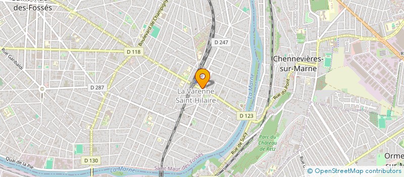 localisation de l'entreprise VICTORIA IMMO à SAINT-MAUR-DES-FOSSES