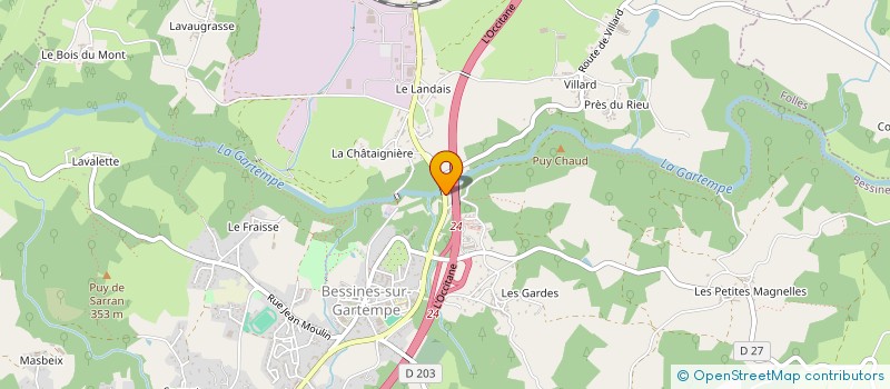 localisation de l'entreprise VICTORIA IMMOBILIER  BESSINES-SUR-GARTEMPE