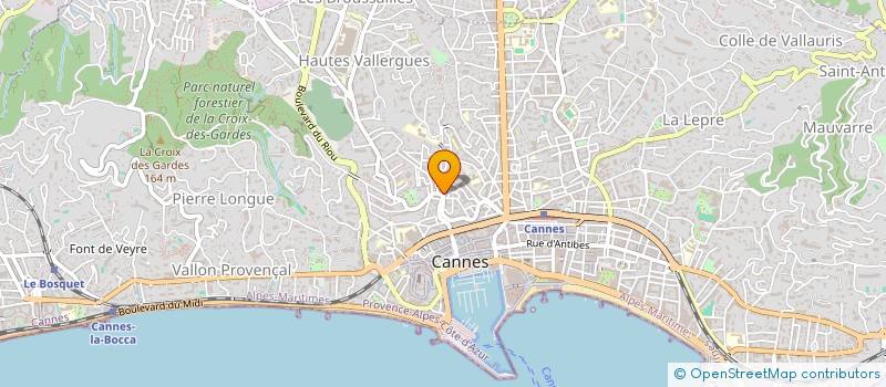 localisation de l'entreprise VICTORIA IMMOBILIER à CANNES