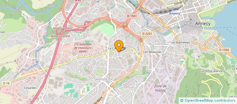 localisation de l'entreprise VICTORIA MANIGLIANI à ANNECY