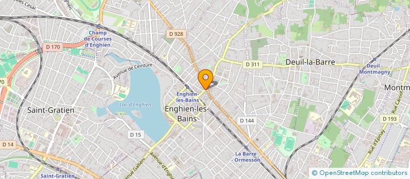 localisation de l'entreprise VICTORIA NET à ENGHIEN-LES-BAINS