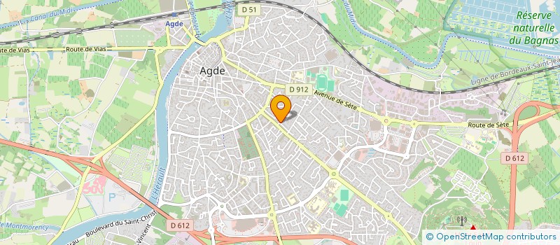 localisation de l'entreprise VICTORIA PROMOTION  AGDE