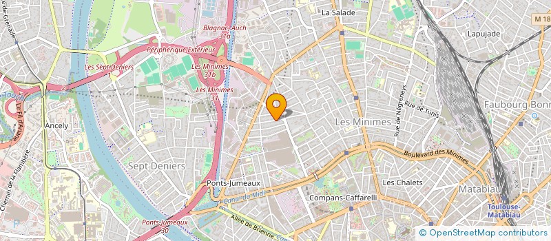 localisation de l'entreprise VICTORIA REGIA  TOULOUSE