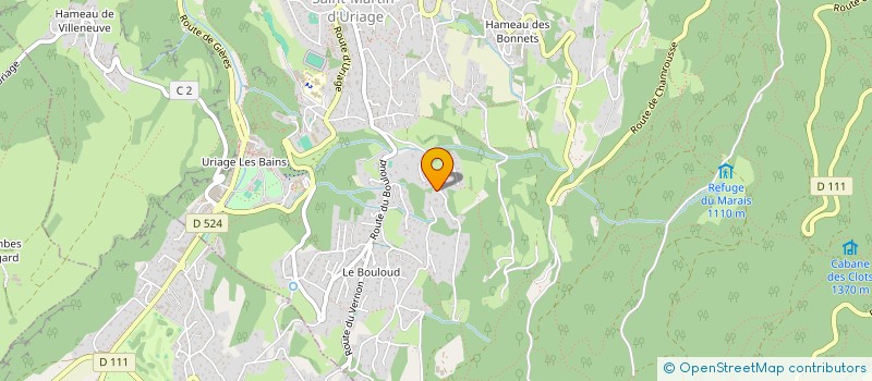 localisation de l'entreprise VICTORIA'S COLOGNY ESTATE SA  SAINT-MARTIN-D'URIAGE