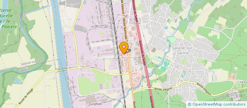 localisation de l'entreprise VICTORIA SOLUTION  SALAISE-SUR-SANNE