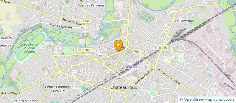 localisation de l'entreprise VICTORIALES INVEST à CHATEAUROUX