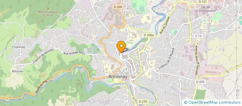localisation de l'entreprise VICTORIAM HOLDING à ANNONAY