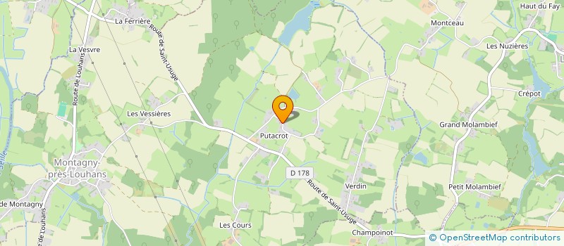 localisation de l'entreprise VICTORIEN  MONTAGNY-PRES-LOUHANS