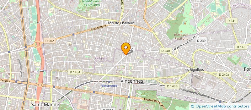 localisation de l'entreprise VICTORIMMO à VINCENNES