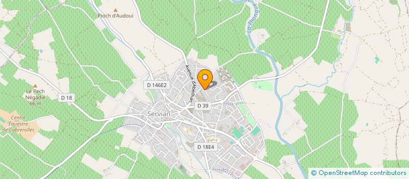 localisation de l'entreprise VICTORIN  SERVIAN