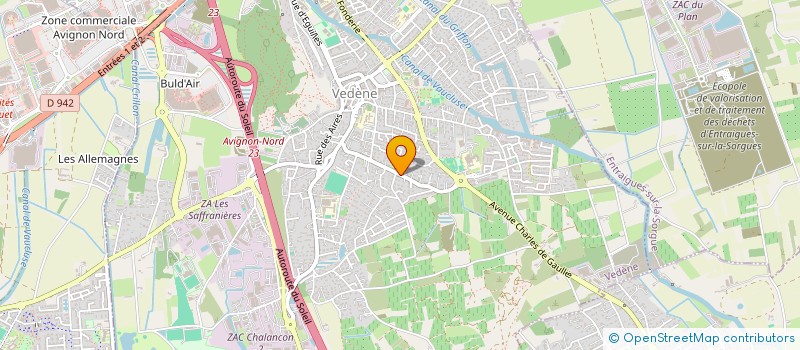 localisation de l'entreprise VICTORIN  VEDENE
