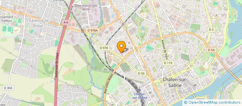 localisation de l'entreprise VICTORINE à CHALON-SUR-SAONE
