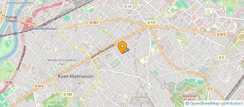 localisation de l'entreprise VICTORINE CONSEIL  RUEIL-MALMAISON