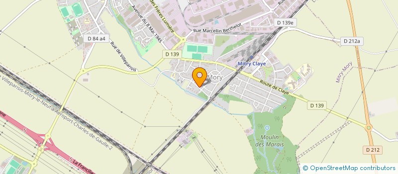 localisation de l'entreprise VICTORIO BATIMENT  MITRY-MORY