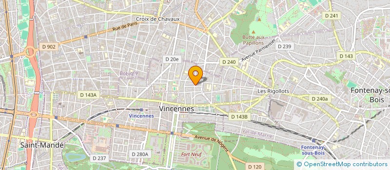 localisation de l'entreprise VICTORY à VINCENNES