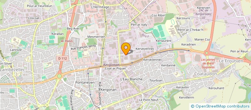 localisation de l'entreprise VICTORY CREATION à BREST