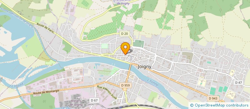 localisation de l'entreprise VICTORY INTERNATIONAL INVESTMENT INC  JOIGNY
