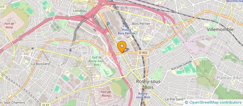 localisation de l'entreprise VICTORY SECURITE PROTECTION PRIVEE à ROSNY-SOUS-BOIS