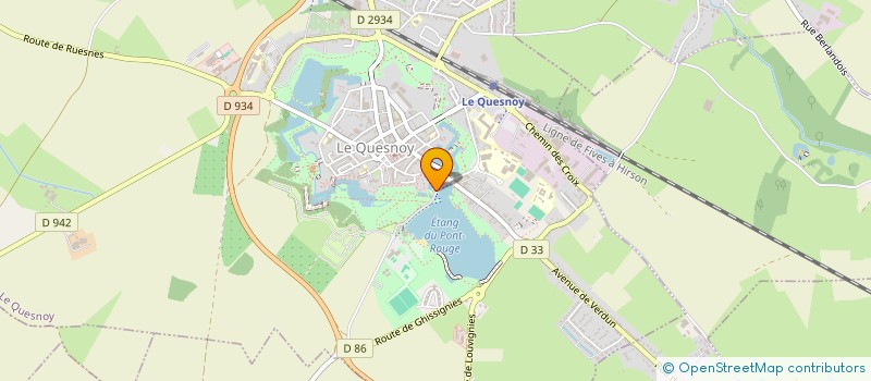localisation de l'entreprise VICTOVAL INVESTISSEMENT à LE QUESNOY