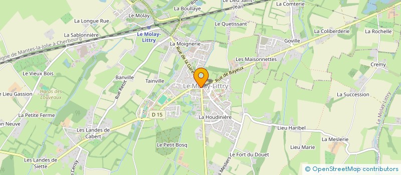 localisation de l'entreprise VICTOY PIZZA  LE MOLAY-LITTRY