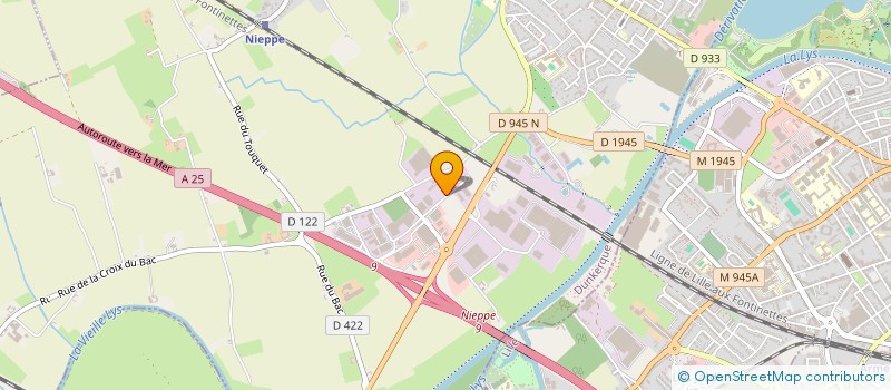 localisation de l'entreprise VICTUM à NIEPPE