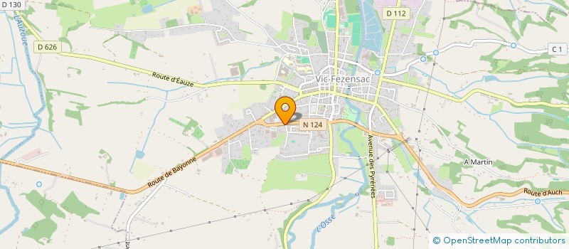 localisation de l'entreprise VICUN à VIC-FEZENSAC