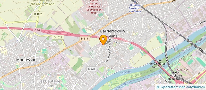 localisation de l'entreprise VICYMA THUMESNIL  CARRIERES-SUR-SEINE