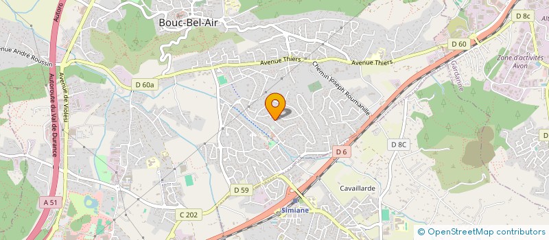 localisation de l'entreprise VICYVI à BOUC-BEL-AIR