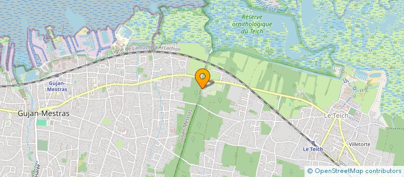 localisation de l'entreprise VIDA 33  LE TEICH